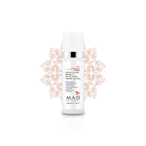 M.A.D Skin Care | Sun Protection | Photo Guard SPF 50 Matte Finish Primer: Neutral